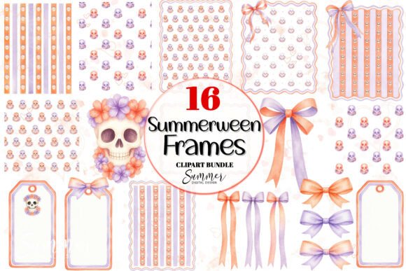 Download Summerween PNG Skulls Flower Leis - Skulls Collection
